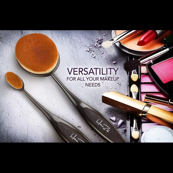 Han Zá 10 PC oval makeup brush set - Picture 6 of 7